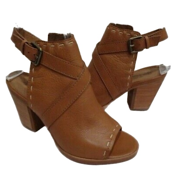 Frye DANI Pickstitch Shield Brow Leather Sandals Size 10 M - Picture 3 of 6